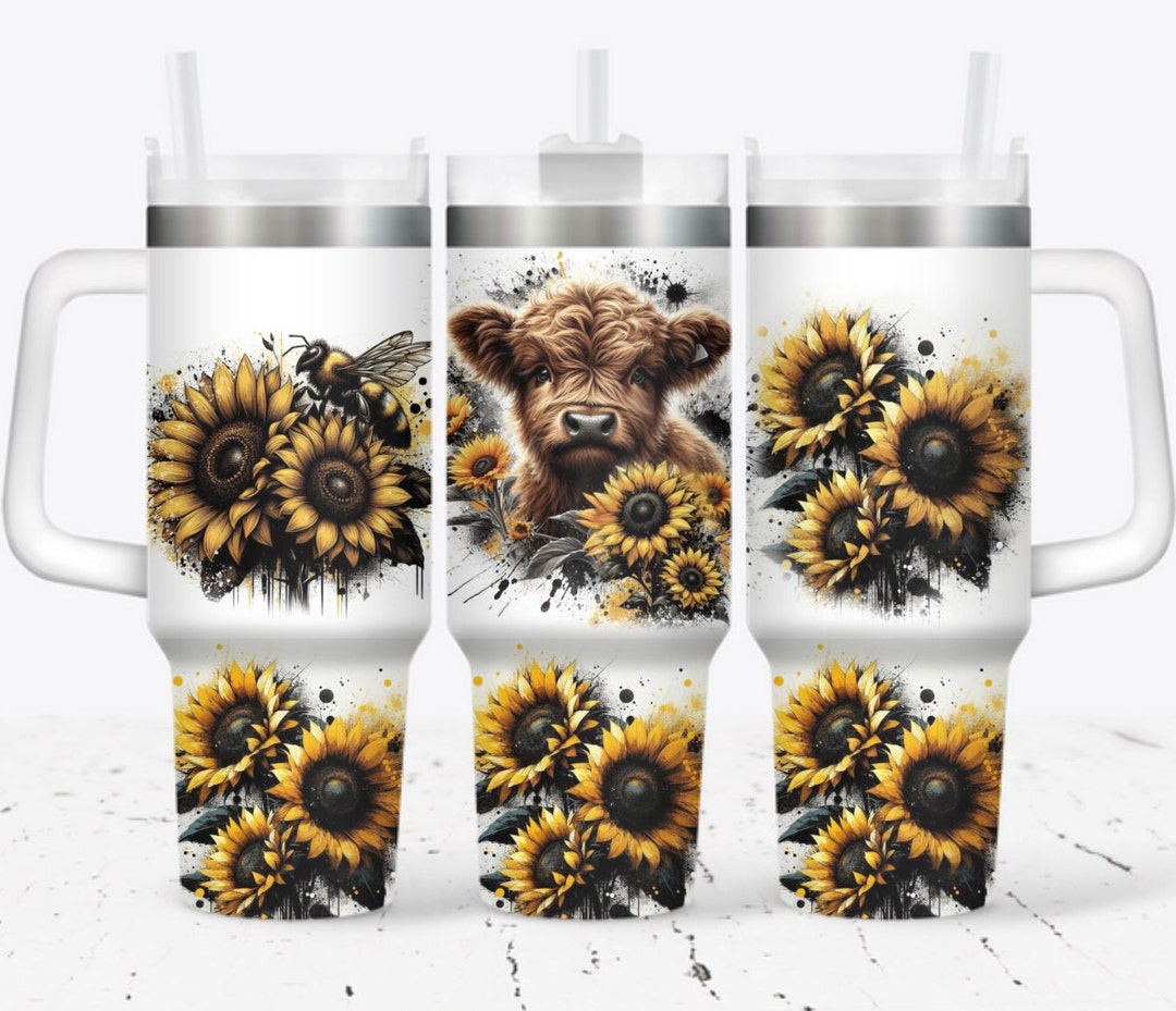 Western Country Cow 40oz Wrap, Sublimation Design Templates, 40oz Png ...