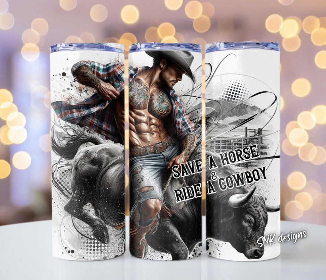 Western Tumbler Wrap, Sublimation Design Templates, Straight Png ...