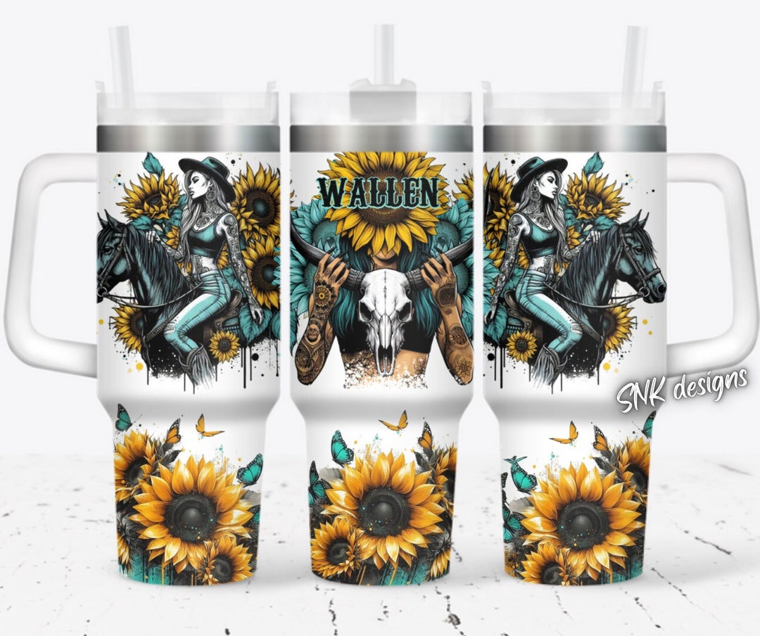Western Country 40oz Wrap, Sublimation Design Templates, 40oz Png ...