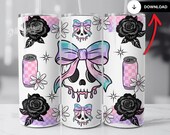 20oz tumbler wrap, daily affirmations Funny sarcastic 20oz tumbler wrap, Sublimation design templates, straight png Digital download.