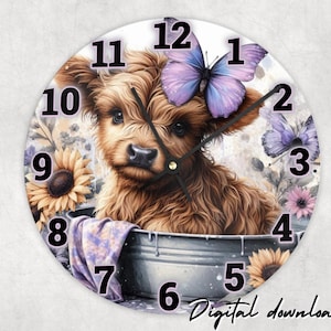 Clock design cute funny snarky sublimation clock png , Digital download, sublimation png, clock template , clock designs ,