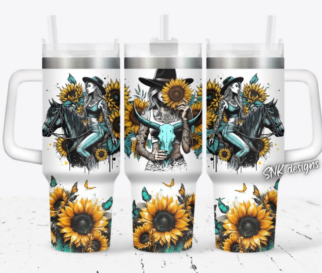 Western Country 40oz Wrap, Sublimation Design Templates, 40oz Png ...