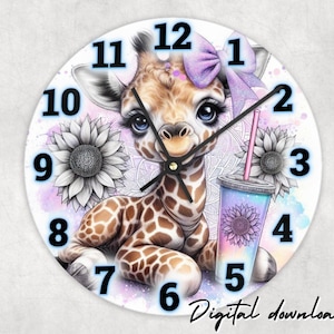 Clock design cute funny snarky sublimation clock png , Digital download, sublimation png, clock template , clock designs ,
