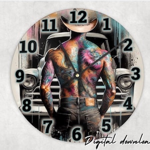 Clock design cute funny snarky sublimation clock png , Digital download, sublimation png, clock template , clock designs ,