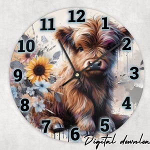 Clock design cute funny snarky sublimation clock png , Digital download, sublimation png, clock template , clock designs ,