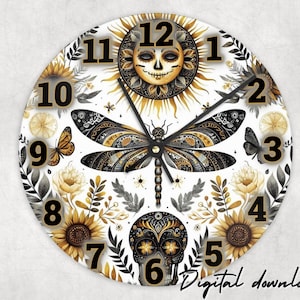 Clock design cute funny snarky sublimation clock png , Digital download, sublimation png, clock template , clock designs ,