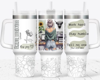 40oz tumbler wrap daily affirmations  , Sublimation design templates, 40oz png Digital download. Clip art download, 40oz tumbler with handle