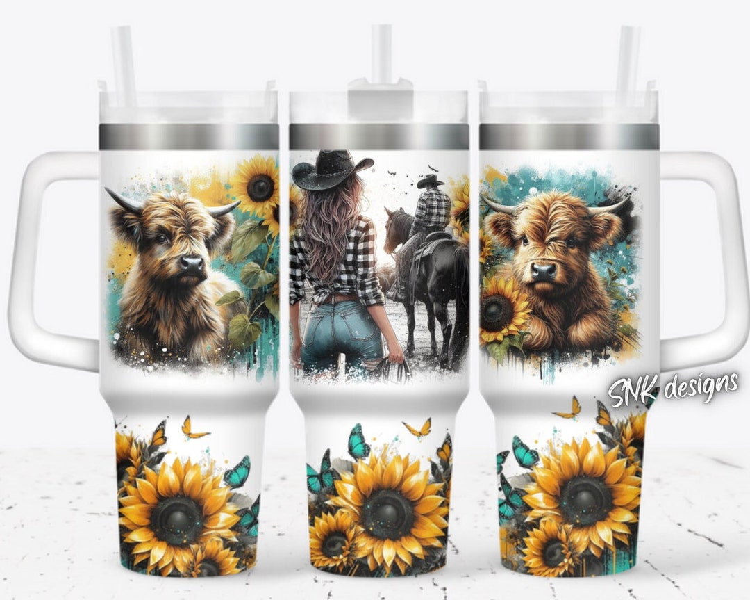 Western Country 40oz Wrap, Sublimation Design Templates, 40oz Png ...