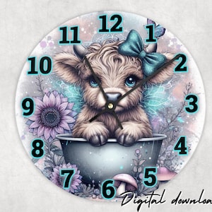Clock design cute funny snarky sublimation clock png , Digital download, sublimation png, clock template , clock designs ,