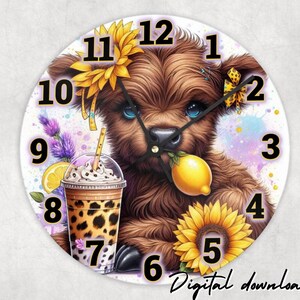 Clock design cute funny snarky sublimation clock png , Digital download, sublimation png, clock template , clock designs ,