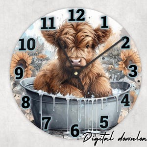 Clock design cute funny snarky sublimation clock png , Digital download, sublimation png, clock template , clock designs ,