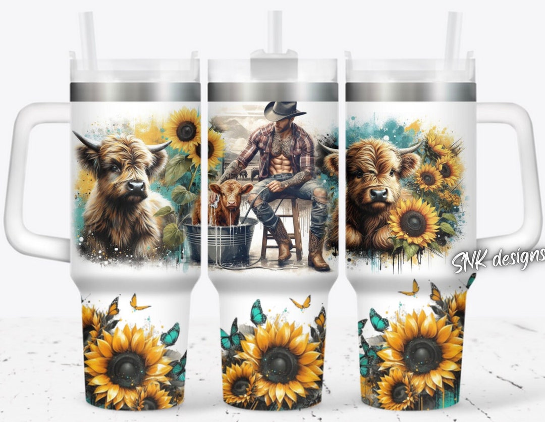 Western Country 40oz Wrap, Sublimation Design Templates, 40oz Png ...