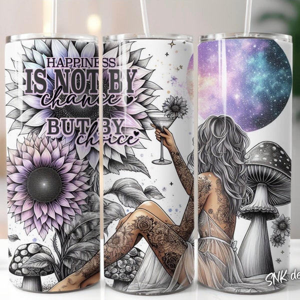 Sunflower self love daily affirmations snarky funny 20oz tumbler wrap, Sublimation design templates, straight png Digital download.