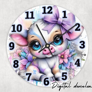 Clock design cute funny snarky sublimation clock png , Digital download, sublimation png, clock template , clock designs ,