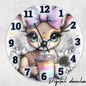 Clock design cute funny snarky sublimation clock png , Digital download, sublimation png, clock template , clock designs ,