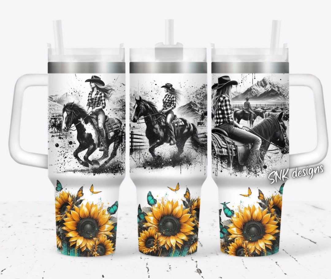 Western Country 40oz Wrap, Sublimation Design Templates, 40oz Png ...