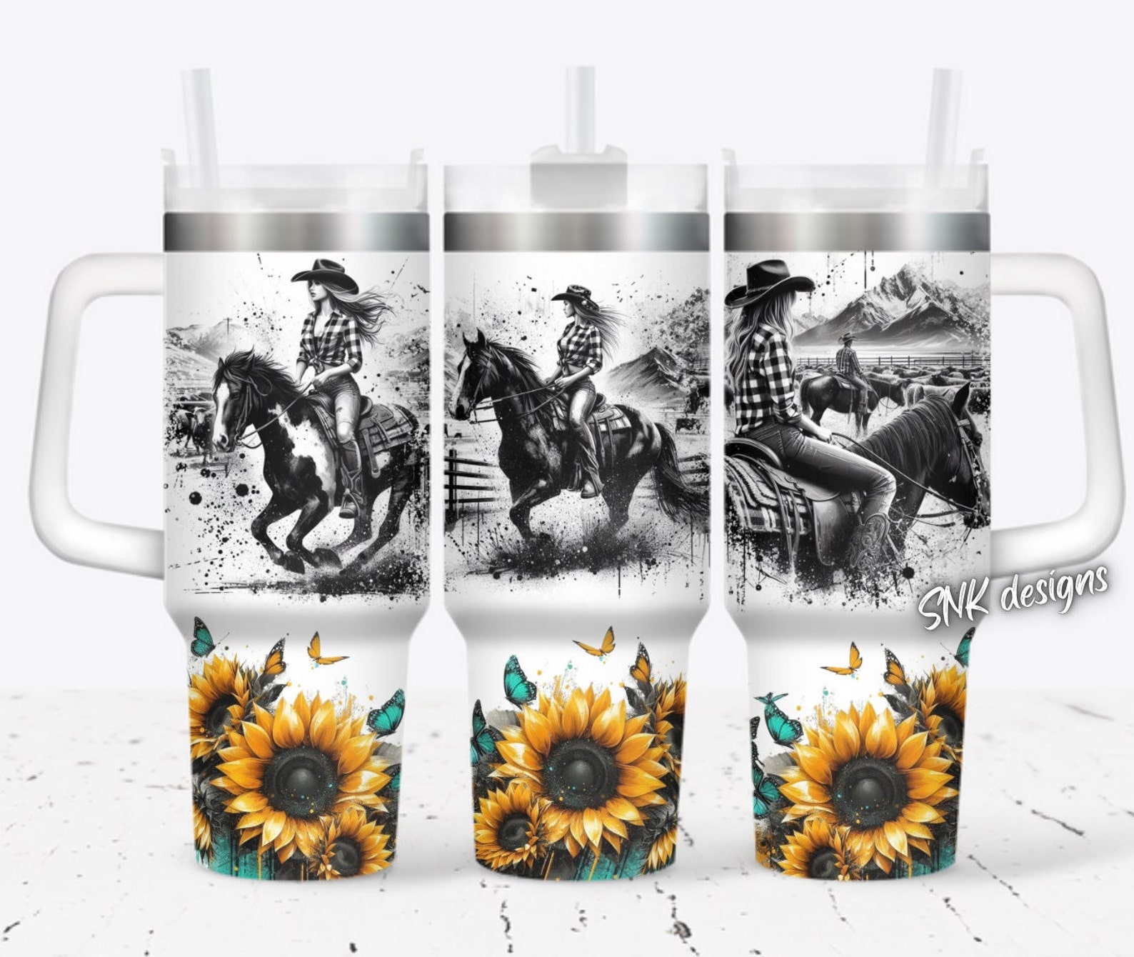 Western Country 40oz Wrap, Sublimation Design Templates, 40oz Png ...