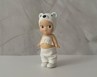 Pants outfit for Sonny Angel | Clothing | Doll Figurine Collectible | Sonny Angel Smiski Clothing | Ruffled Skirt | Bottoms and Top