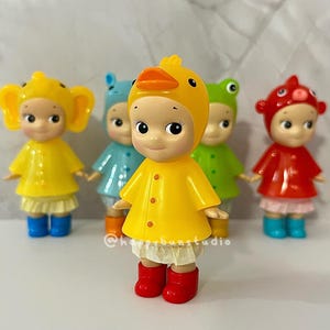 Skirts for Sonny Angel Raincoat Series | Clothing | Doll Figurine Collectible | Sonny Angel Smiski Clothing | Ruffled Skirt | Bottoms only Cream