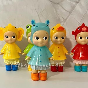 Skirts for Sonny Angel Raincoat Series | Clothing | Doll Figurine Collectible | Sonny Angel Smiski Clothing | Ruffled Skirt | Bottoms only Sky Blue