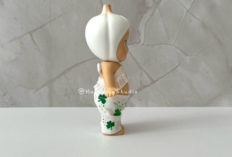 Pants outfit for Sonny Angel | Clothing | Doll Figurine Collectible | Sonny Angel Smiski Clothing | Ruffled Skirt | Bottoms and Top image 3