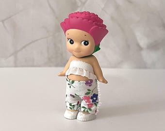 Flower Pants outfit for Sonny Angel | Clothing | Doll Figurine Collectible | Sonny Angel Smiski Clothing | Ruffled Skirt | Bottoms and Top
