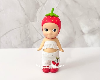 Pants and Top Cherry outfit for Sonny Angel | Clothing |  Figurine Collectible | Sonny Angel Smiski Clothing | Bottoms and Top