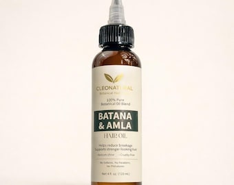 Batana and Amla Hair Growth Oil | Rosemary Hair Oil for Dry Damaged Hair | Natural Scalp Oil for Thinning Hair | 4 oz
