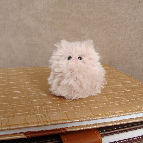 fluffy cat plush