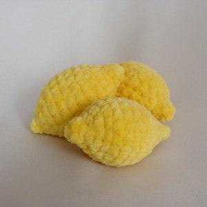 Zitrone Stressball, Kuscheltier, Schreibtisch Dekor, Zitrone Amigurumi Plüsch, Kawaii Zitrone, Angst Relief Geschenk. Wohndekor