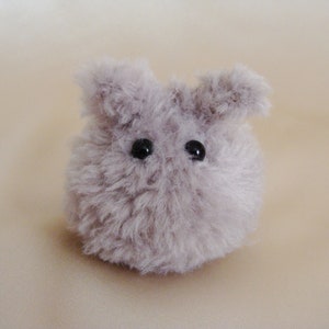 Stress ball fluffy bunny, Worry pet Crochet anxiety ball, Squishy fidget ball Handmade stress ball buddy Fidget toy Handmade stress buddy