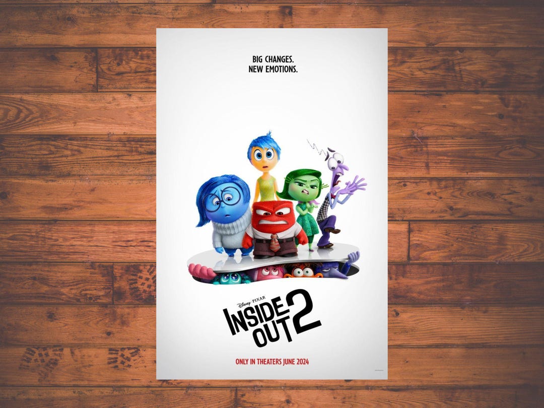 MP081 Disney Inside Out 2 Movie Poster - Etsy