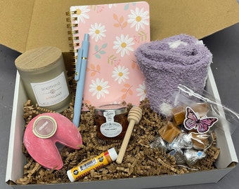 10 Items! Care Package For Her, Gift Box For Her, Happy Birthday, Sending Love, Get Well Soon, Cheer Up Gift Box, Congratulations, Thank You