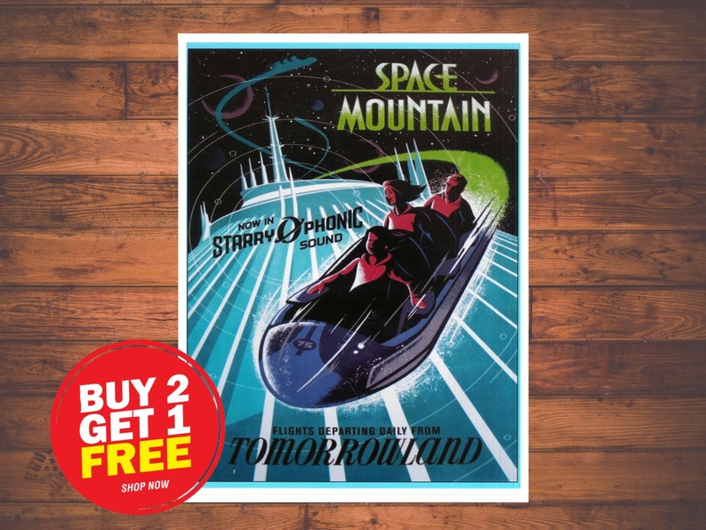 Disney Space Mountain Ride 0082