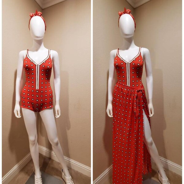 Swimsuit With Matching Cover Up Etsy