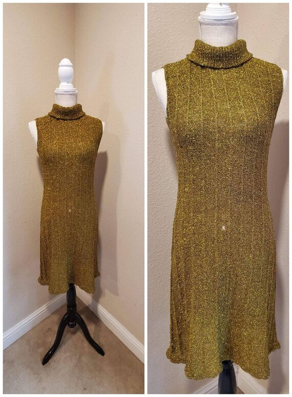 As is*wounded Vintage 60s kimberly olive green sl… - image 3