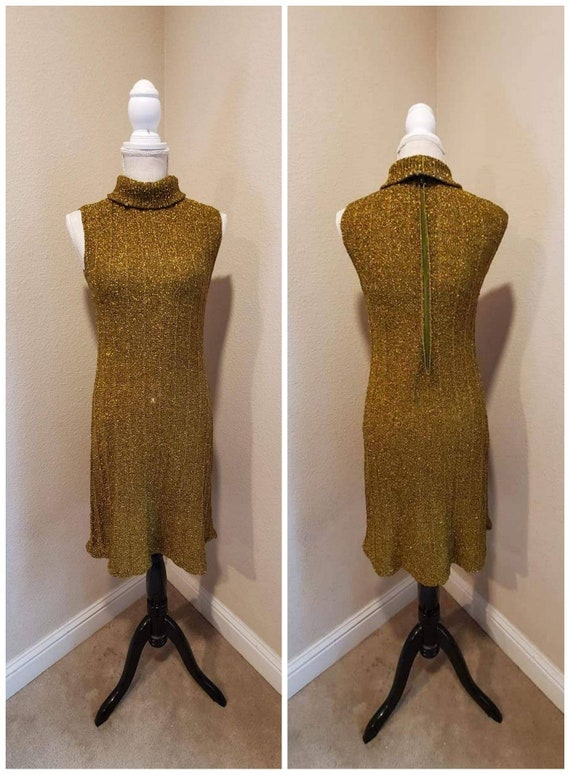As is*wounded Vintage 60s kimberly olive green sl… - image 1