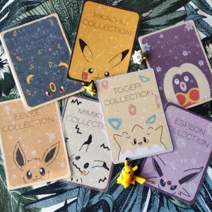 Poke Inspired Collection Cards - Birthday Card, Poke Card, Poke Collector, Anime Gaming Nintend Fan