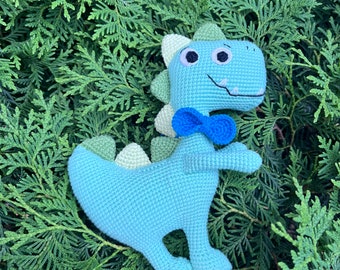 Crochet dragon. Dino T-Rex.
