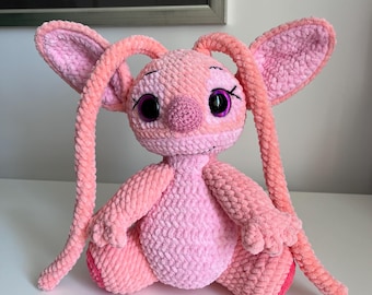 Handmade Crochet Alien Angel Doll - Disney Fan Gift