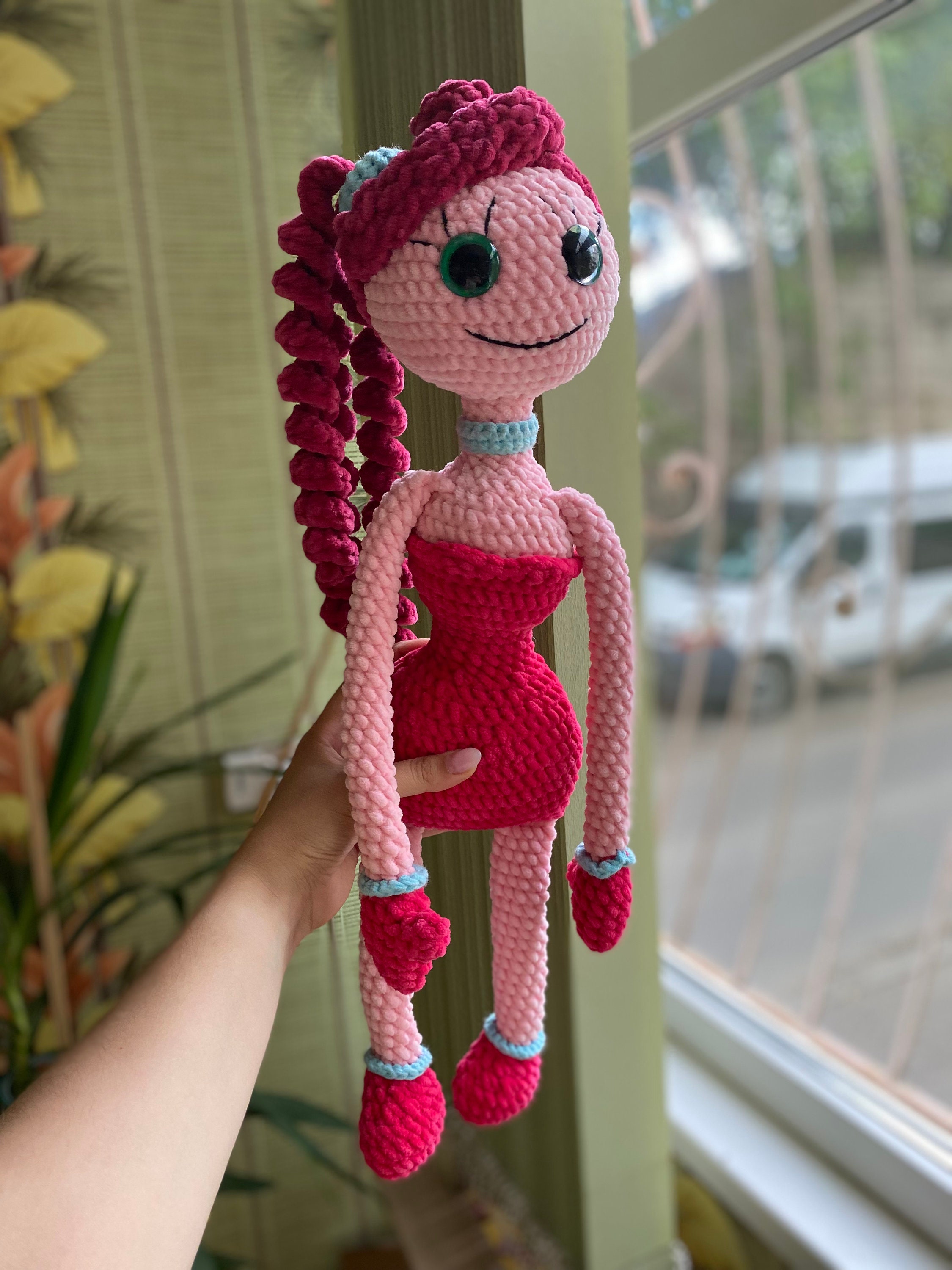 Crochet Mommy Long Legs Amigurumi Finished Doll Poppy 