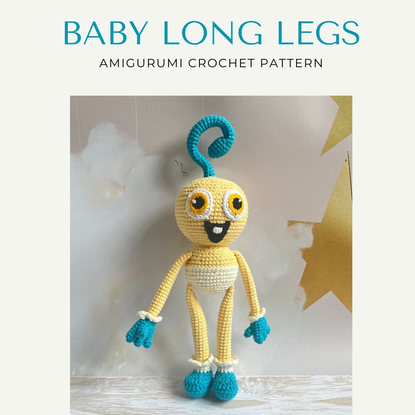 PDF Mommy Long Legs Crochet Pattern -  Portugal