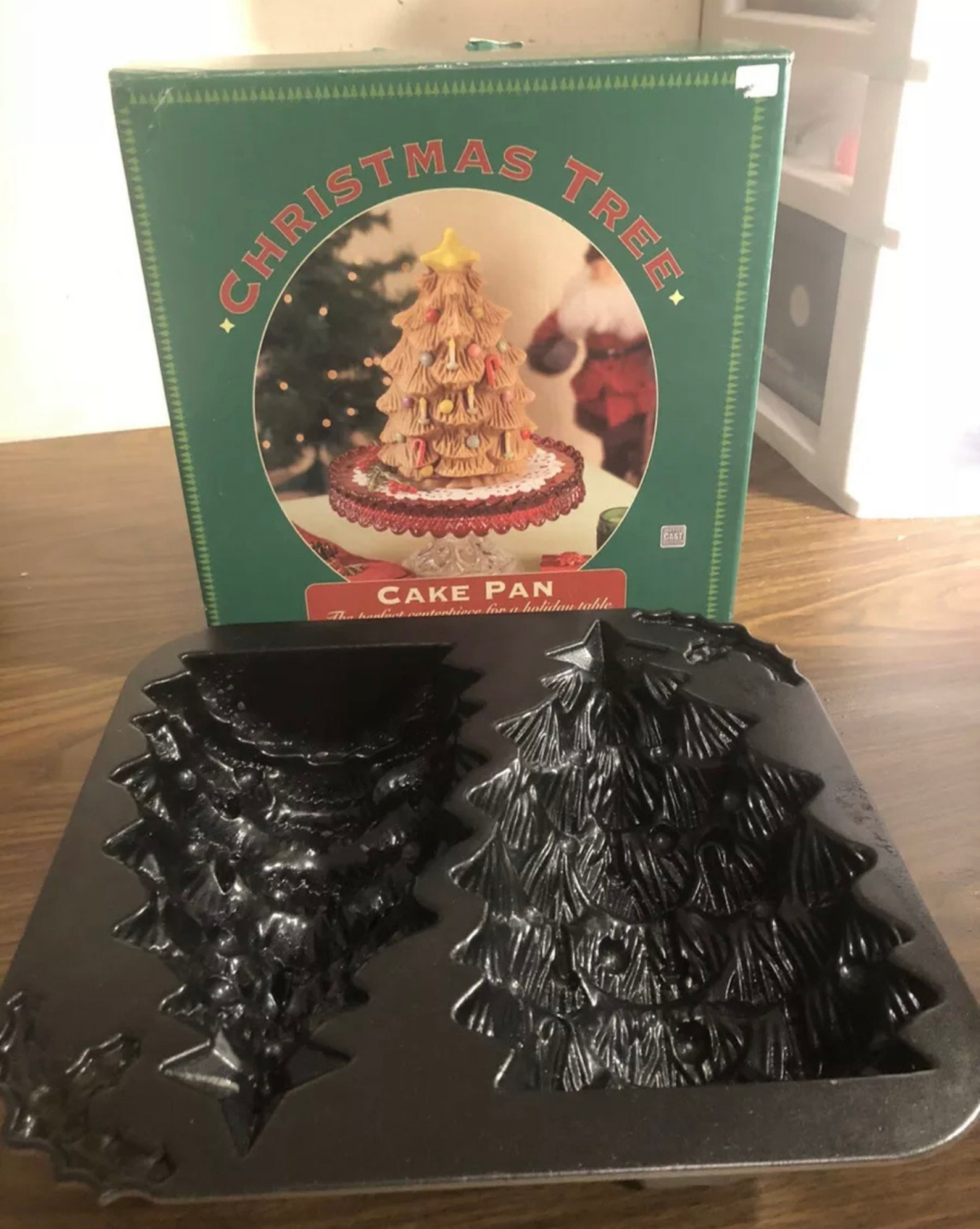 Nordic Ware 3D Christmas Tree Shaped Cast Aluminum Cake Pan Etsy