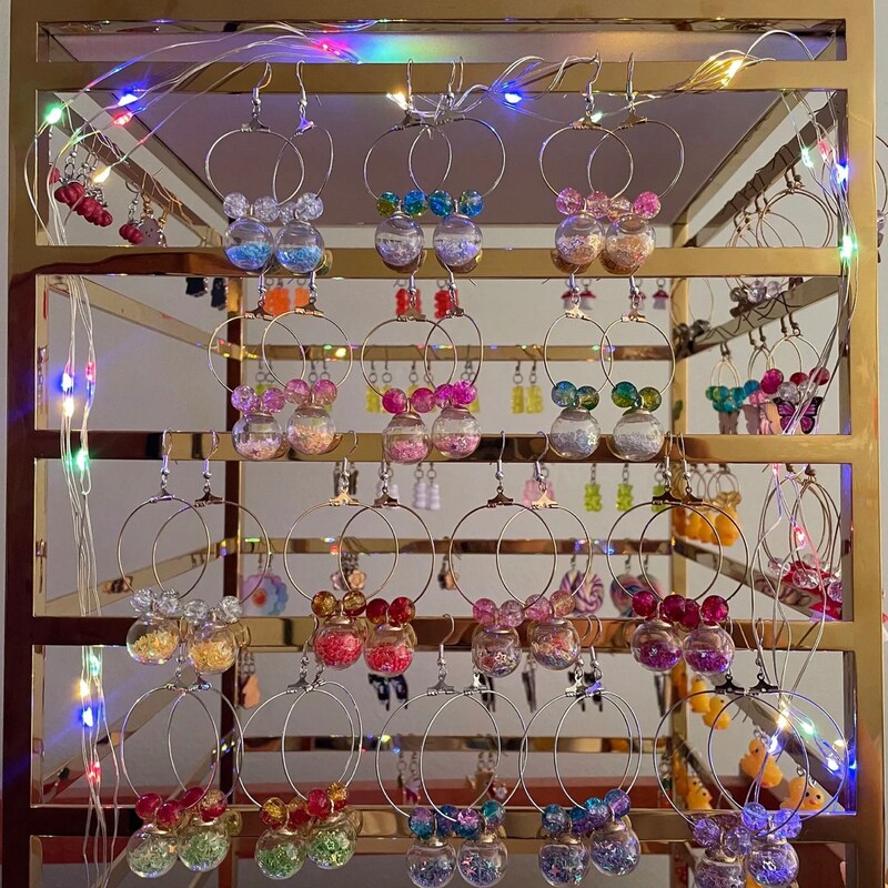 Bauble Hoop Earrings