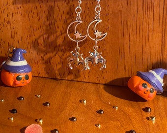 Bat in the Night Earrings