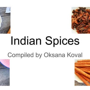 Especias de la India (Imprimible Montessori) - Material de Geografía Elemental