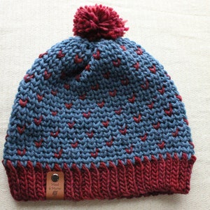 The Fair Isle Winter Beanie - Adult Size - Ready to Ship