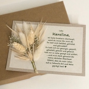 Abschiedsgeschenk für Erzieherin, Kita-Abschied, Dankesworte