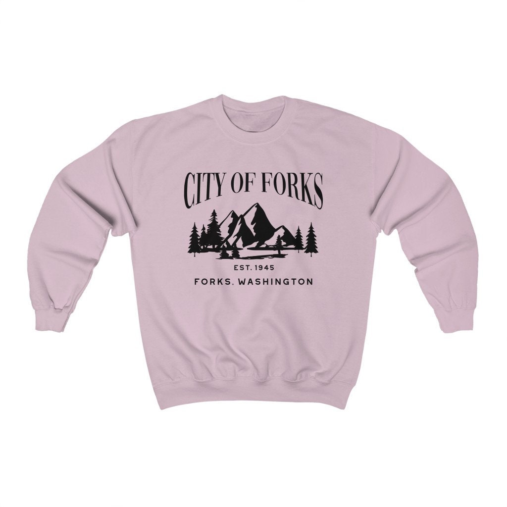City of Forks Sweatshirt Forks Washington Forks Crewneck Etsy UK