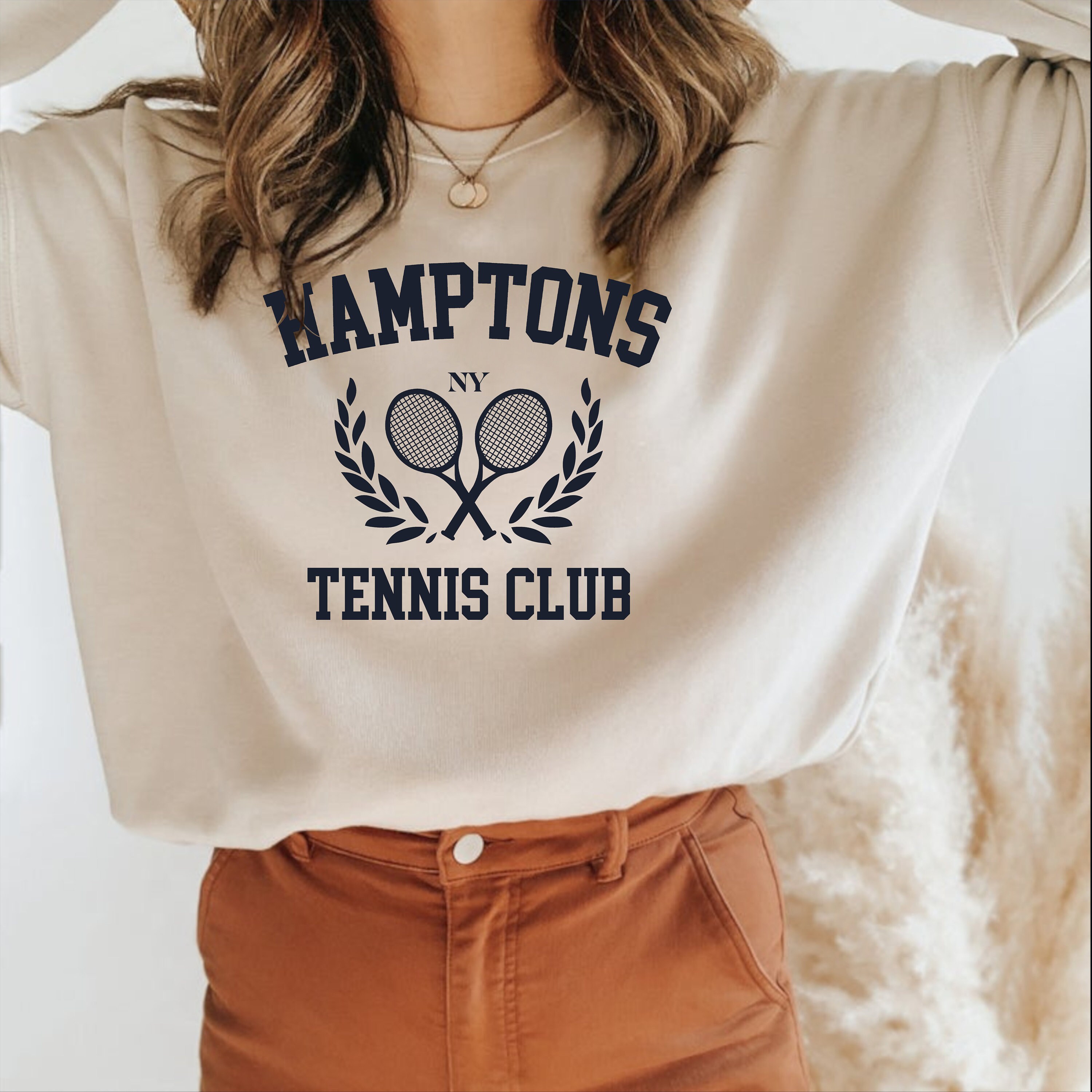 Hamptons Tennis Club Sweatshirt New York East Hampton - Etsy